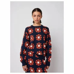 Femme Bobo Choses Pulls, Gilets*Pull Flower Jacquard Coton Bio - Collection Femme |