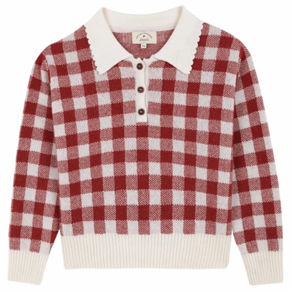 Sale Pull Gingham | Enfant Pulls, Gilets