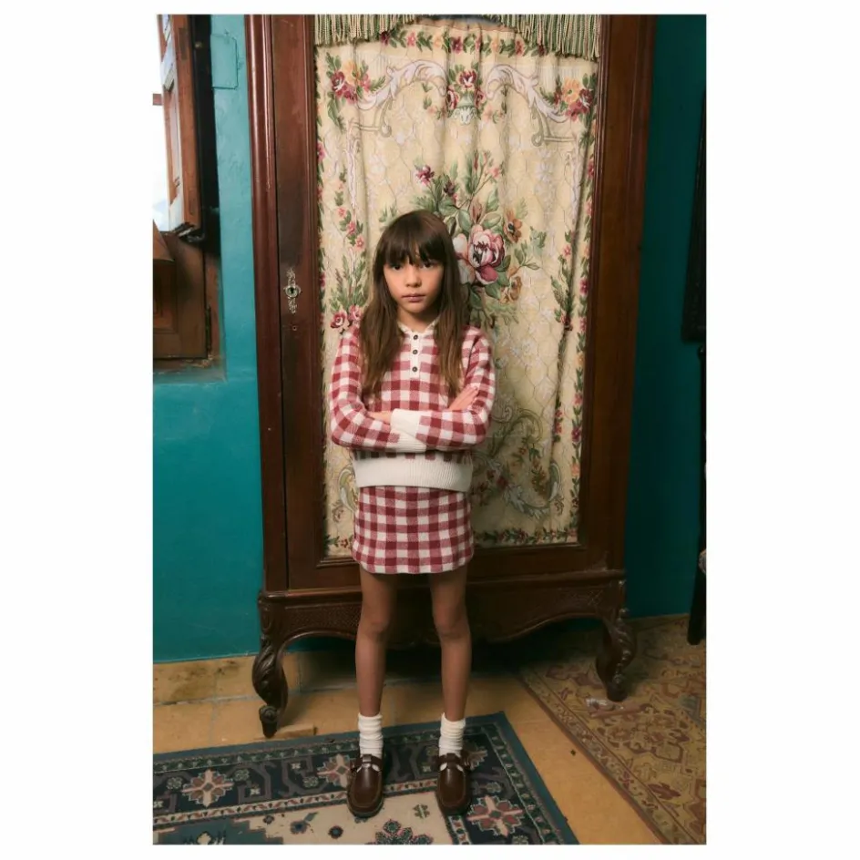 Sale Pull Gingham | Enfant Pulls, Gilets