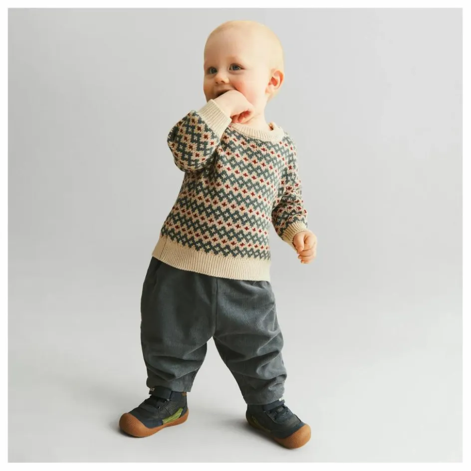 Wheat Pull Harlow Jacquard Coton Bio || Pulls, Gilets|Pulls, Gilets