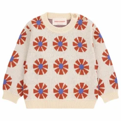 Online Bobo Choses Pull Jacquard Coton Bio | Beige