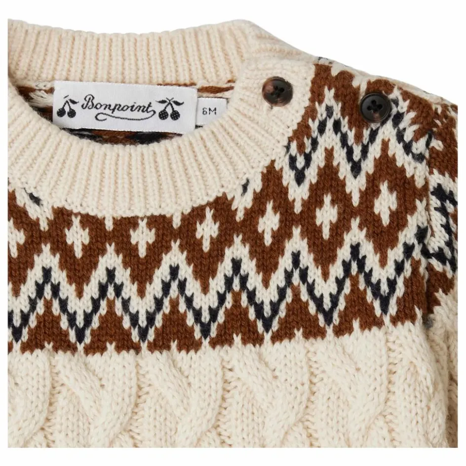 Clearance Bonpoint Pull Joshua Laine | Ecru