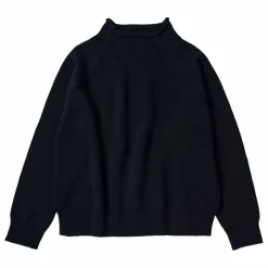 Outlet FUB Pull Laine Mérinos - Collection Femme | Bleu marine