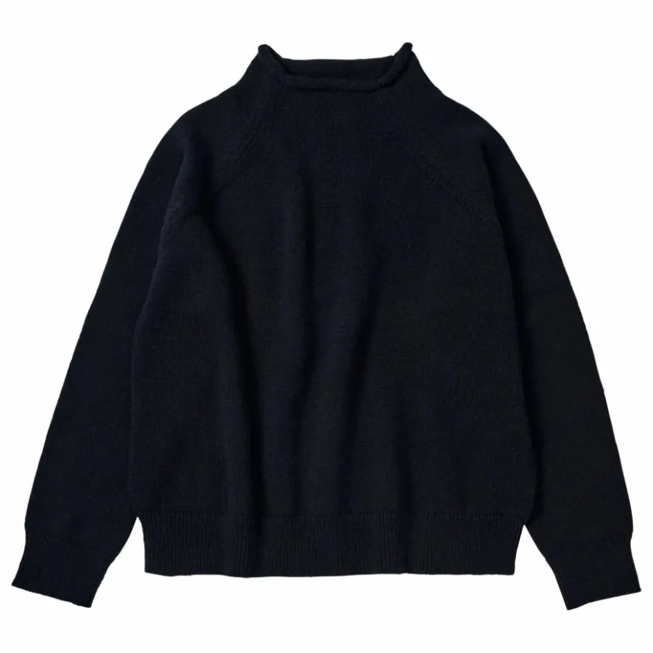 Outlet FUB Pull Laine Mérinos - Collection Femme | Bleu marine