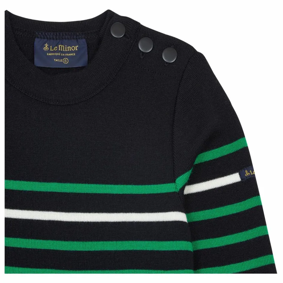 Enfant Le Minor Pulls, Gilets|Pulls, Gilets*Pull Laine Mérinos Marinière x Smallable |