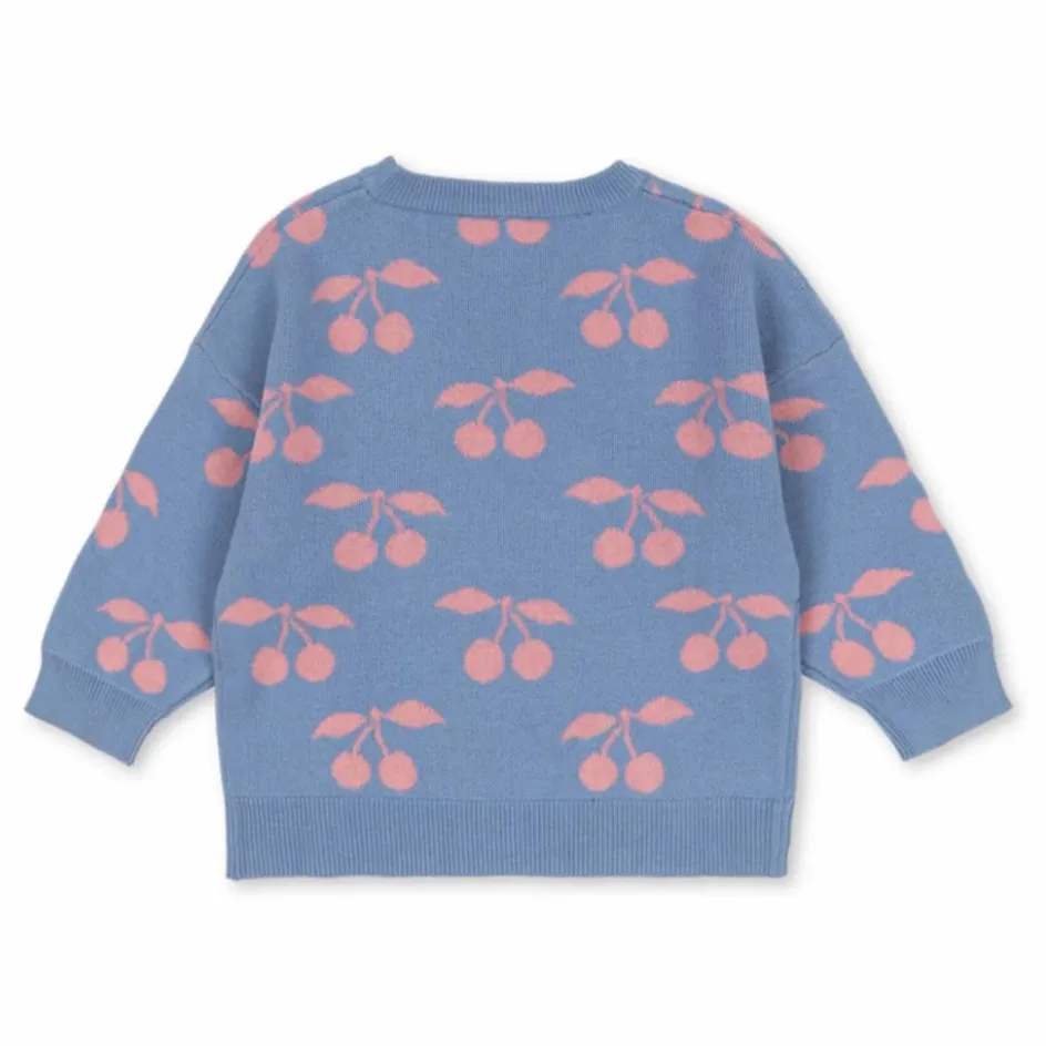 Clearance Pull Lapis Cerises Coton Bio | Enfant Pulls, Gilets|Pulls, Gilets