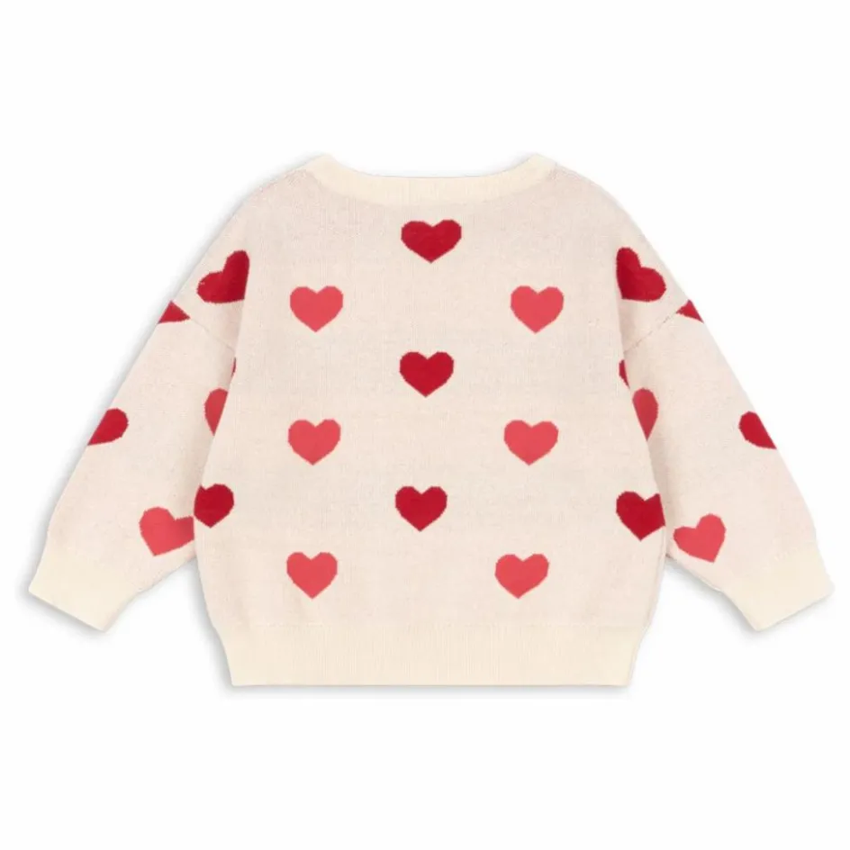 Outlet Pull Lapis Cœurs Coton Bio | Enfant Pulls, Gilets|Pulls, Gilets