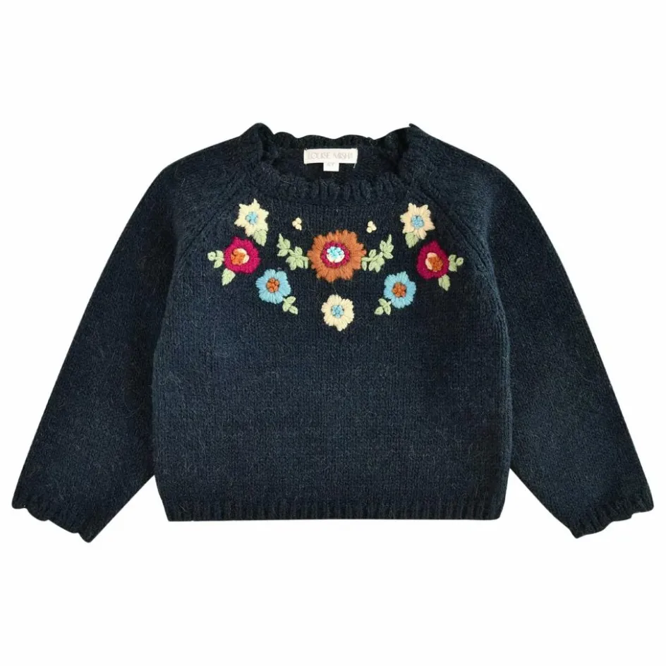 Hot Louise Misha Pull Lilianou Laine | Bleu marine