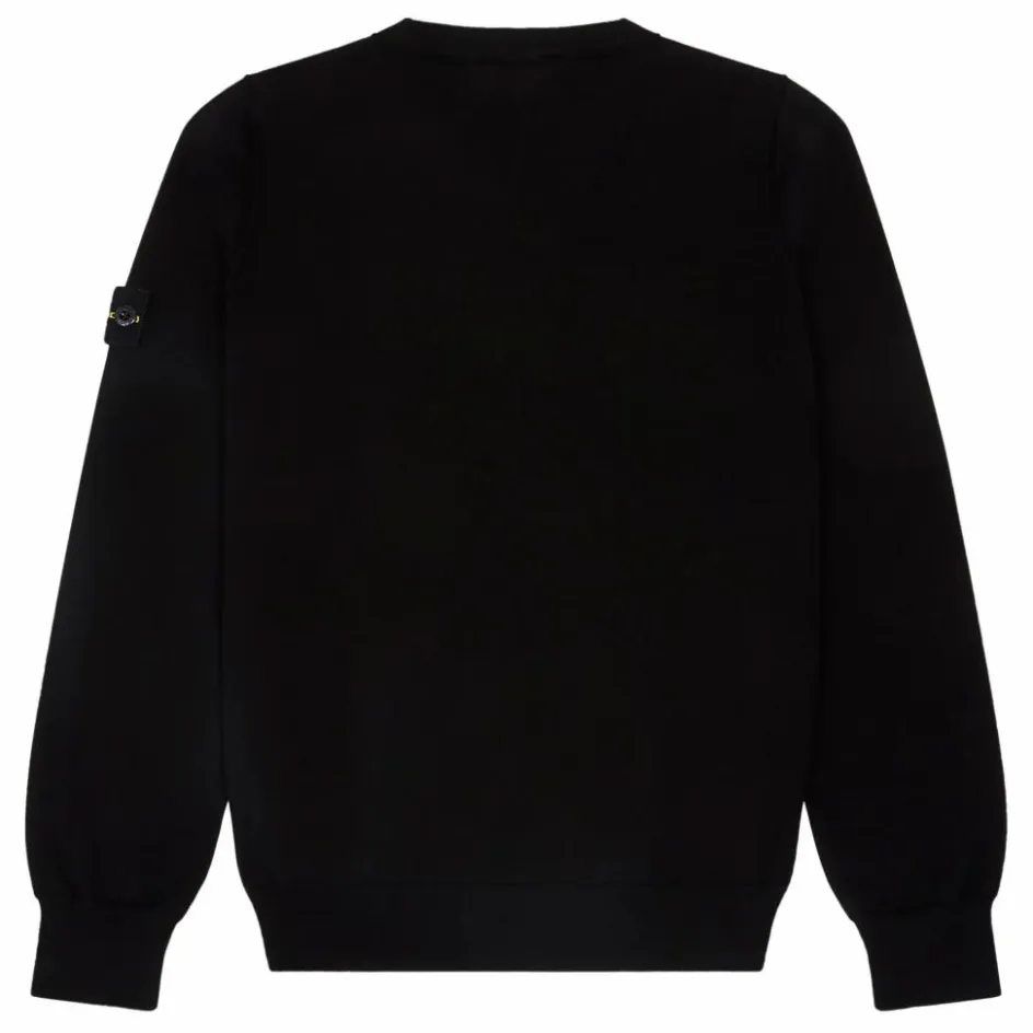 New Stone Island Pull Logo | Noir