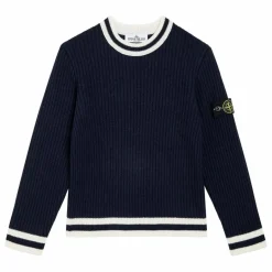 Pull Logo Rayé Laine | Enfant Pulls, Gilets|Pulls, Gilets