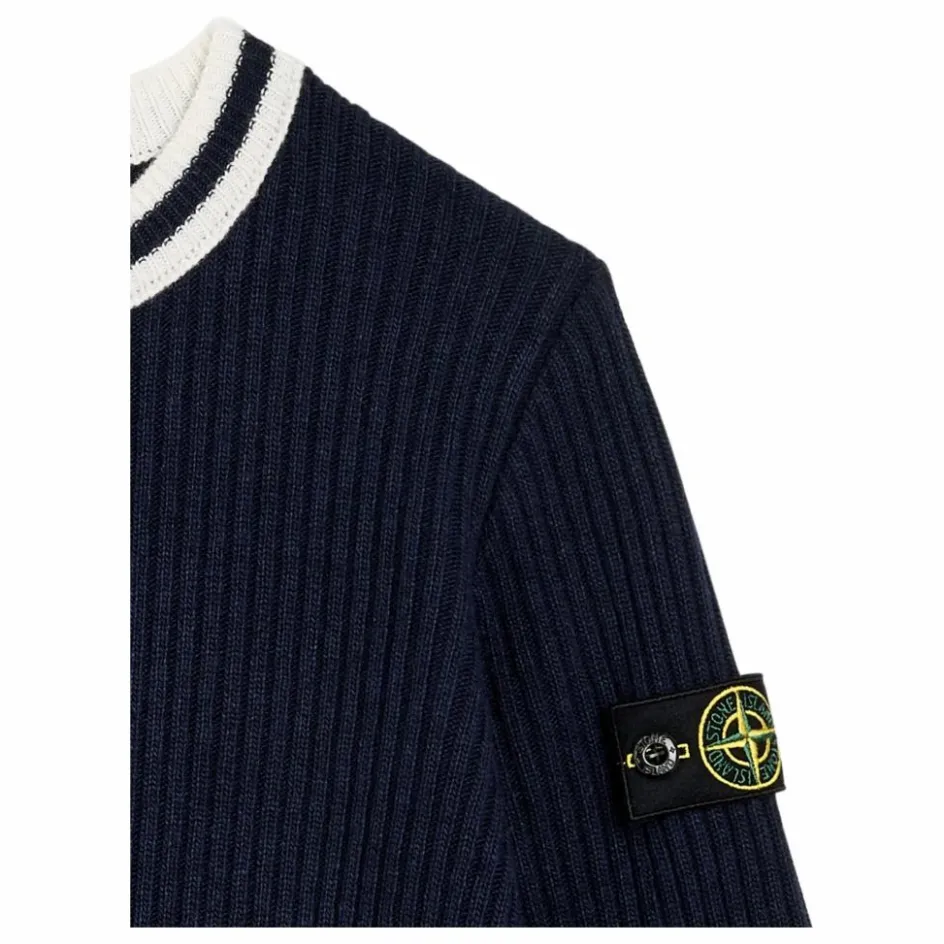 Pull Logo Rayé Laine | Enfant Pulls, Gilets|Pulls, Gilets