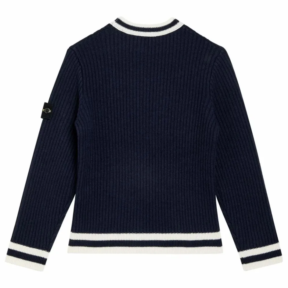 Pull Logo Rayé Laine | Enfant Pulls, Gilets|Pulls, Gilets