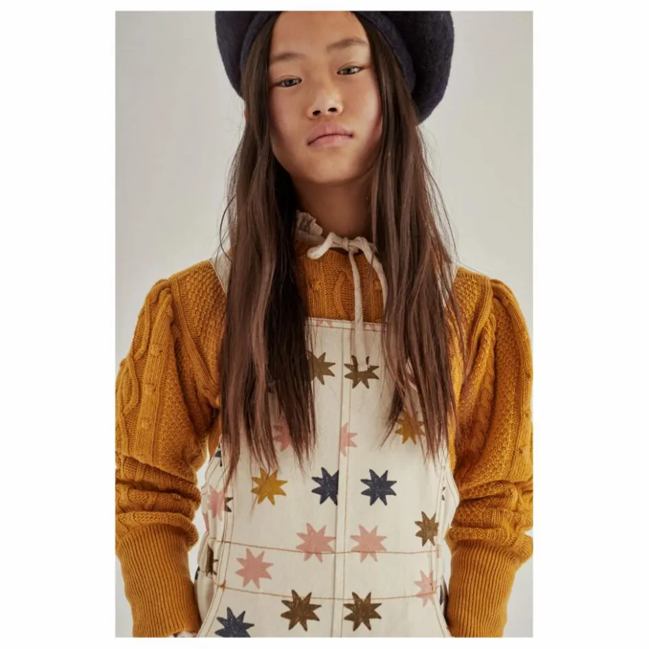 Best the new society Pull Lourdes | Jaune moutarde
