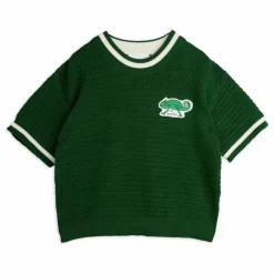 Enfant Mini Rodini Pulls, Gilets|Pulls, Gilets*Pull Lézard Manches Courtes Coton Bio |