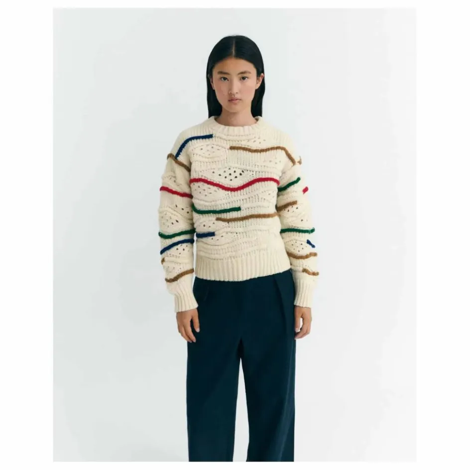 Femme Thinking Mu Pulls, Gilets*Pull Macrame Candela Laine |