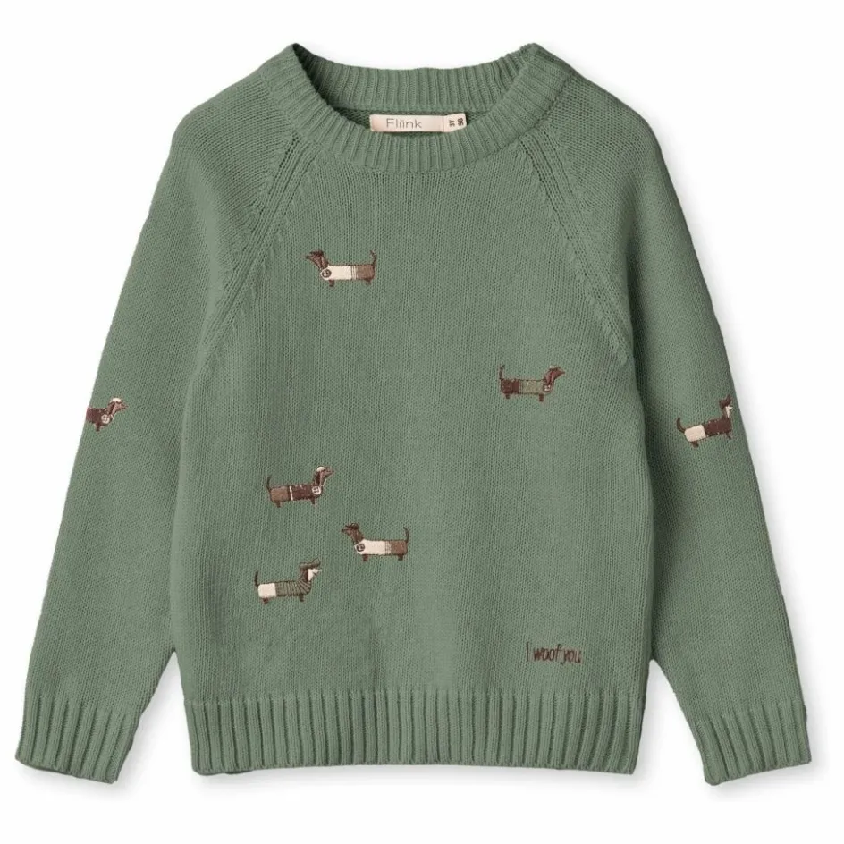 Enfant Fliink Pulls, Gilets|Pulls, Gilets*Pull Mahdi Chiens Coton Bio |