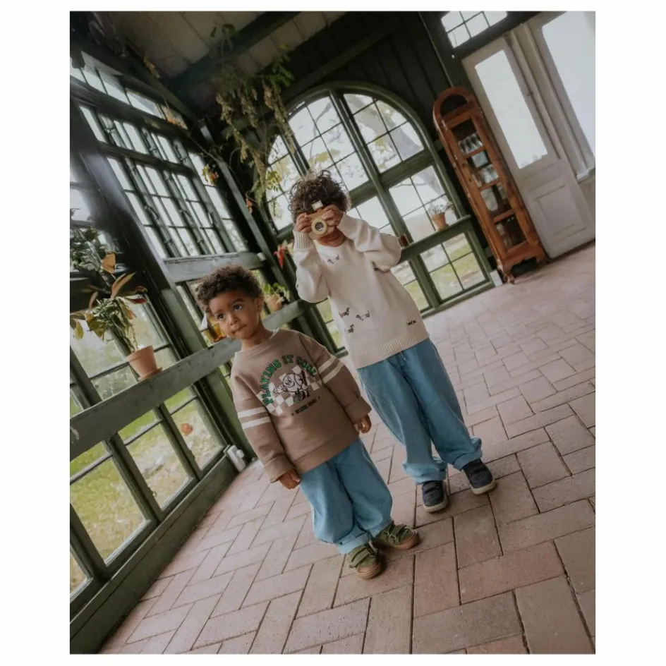Outlet Pull Mahdi Chiens Coton Bio | Enfant Pulls, Gilets|Pulls, Gilets