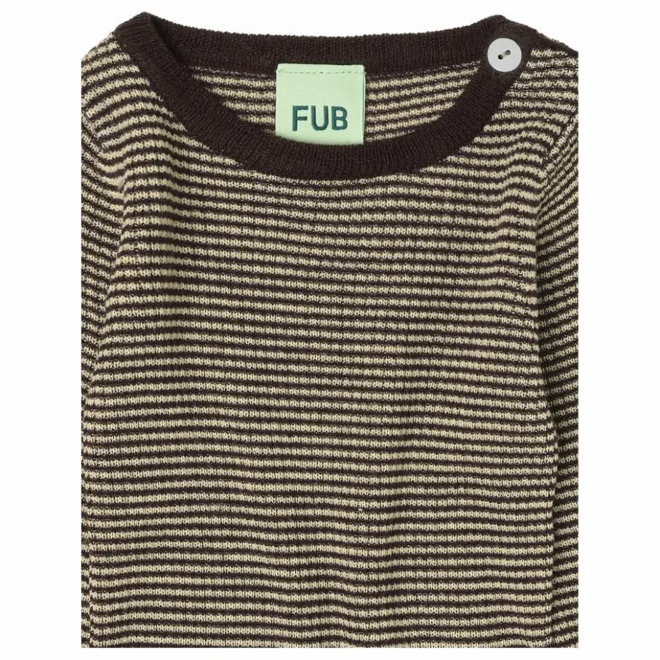 FUB Pull Maille Fine Rayé Laine de Mérinos || Pulls, Gilets|Pulls, Gilets