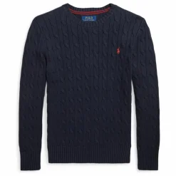 Ralph Lauren Pull Maille Torsadée Logo ||Enfant Pulls, Gilets|Pulls, Gilets