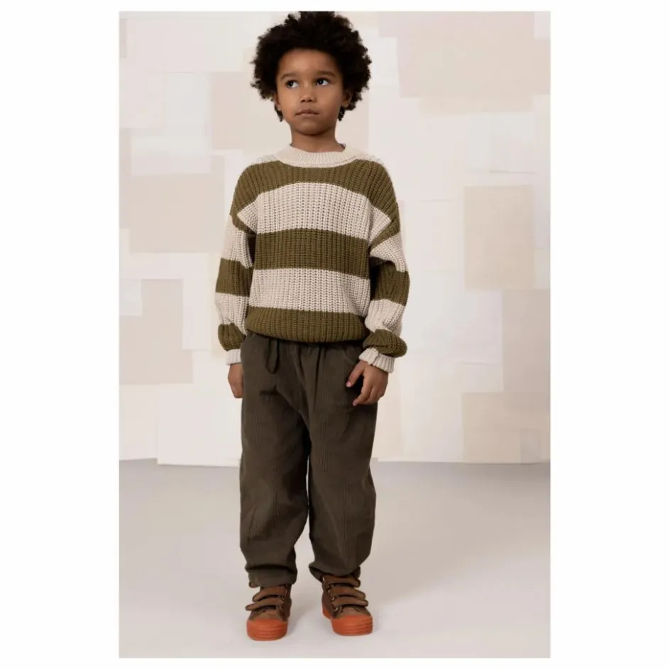 Hot Studio Bohème Pull Marcelo Rayé | Olive