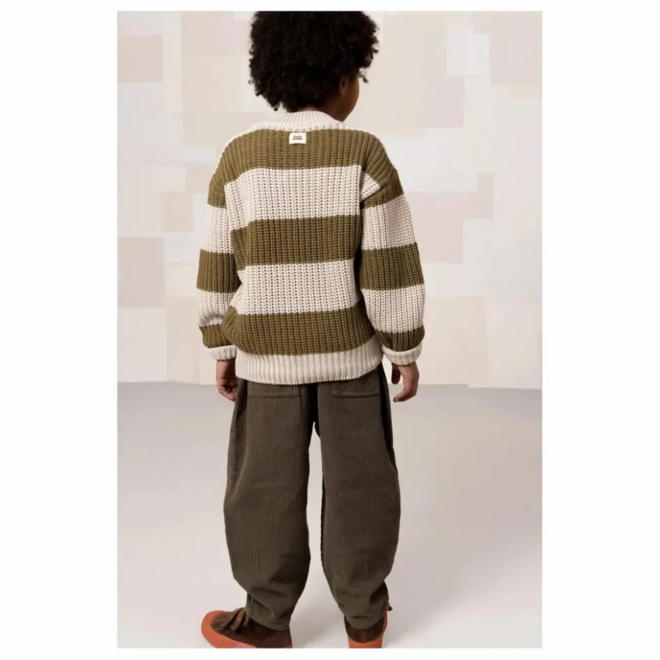 Hot Studio Bohème Pull Marcelo Rayé | Olive