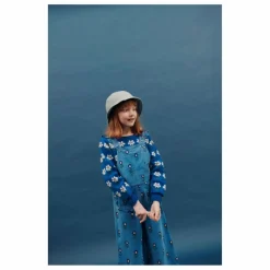 New Emile et Ida Pull Marguerite Laine | Bleu roi