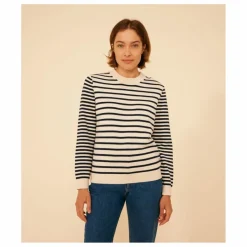 Petit Bateau Pull Marinière Muckily - Collection Femme ||Femme Pulls, Gilets