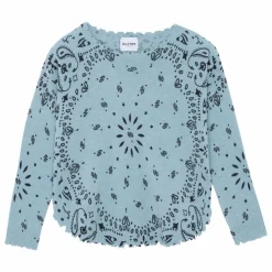 Outlet Kujten Pull Mela Bandana Cachemire | Bleu chiné