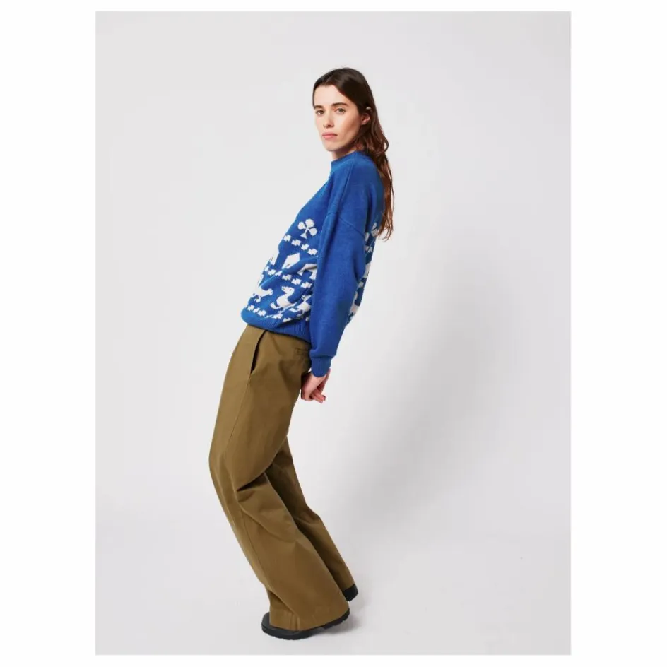 Bobo Choses Pull Oversize Farm Jacquard - Collection Femme ||Femme Pulls, Gilets