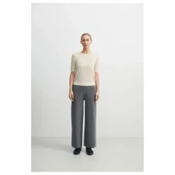 Discount FUB Pull Pointelle Maille Fine Laine Mérinos - Collection Femme | Ecru