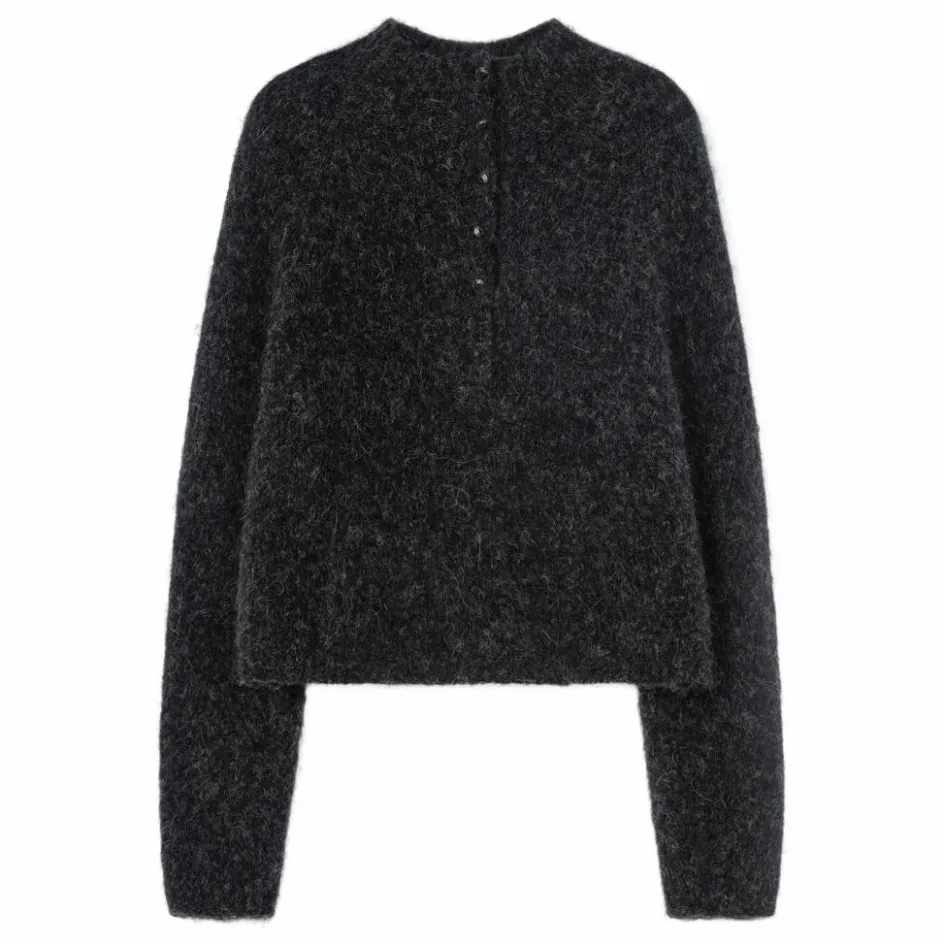 Clearance Cordera Pull Polo Baby Alpaga | Gris anthracite
