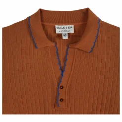 Clearance Emile et Ida Pull Polo Cyrano | Camel