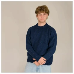 Online Origin Knitwear Pull Raglan Chunky Laine | Bleu foncé