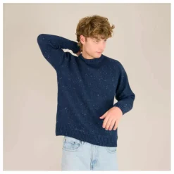 Online Origin Knitwear Pull Raglan Chunky Laine | Bleu foncé