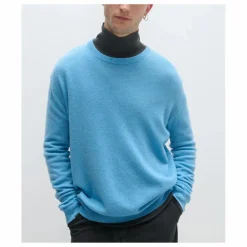 Outlet American Vintage Pull Raxow Laine | Bleu chiné