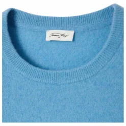 Outlet American Vintage Pull Raxow Laine | Bleu chiné
