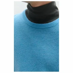 Outlet American Vintage Pull Raxow Laine | Bleu chiné