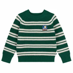 Enfant Petit Bateau Pulls, Gilets*Pull Rayé Logo Laine |