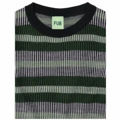 FUB Pull Rayé Maille Fine Laine de Mérinos ||Enfant Pulls, Gilets