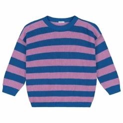 Outlet Yuki Pull Rayures Coton Bio | Rose