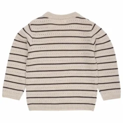 Outlet Copenhagen Colors Pull Rayures Laine Mérinos | Beige chiné