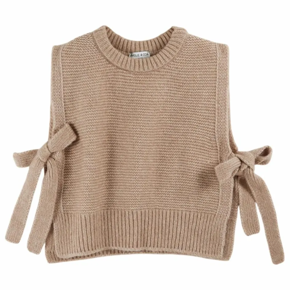 Emile et Ida Pull Sans Manches Columbia Laine Mérinos Extra Fine ||Femme Pulls, Gilets