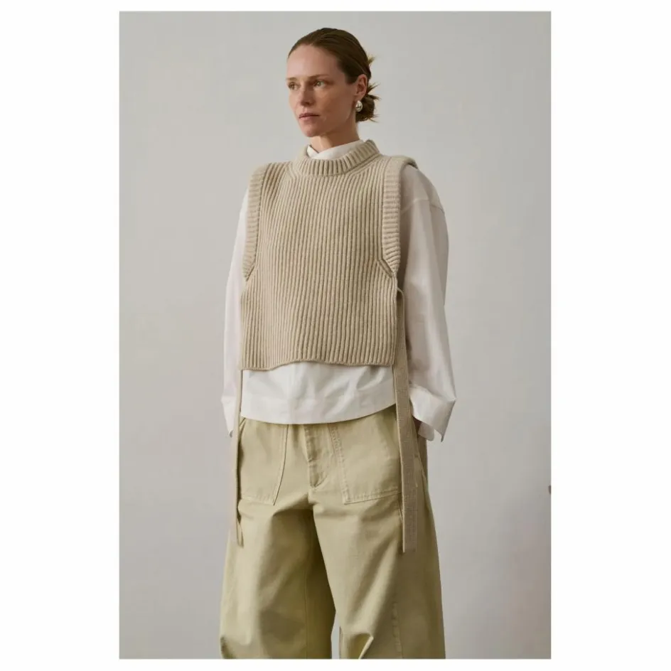 Clearance Pull Sans Manches Firmus Laine Mérinos | Femme Pulls, Gilets