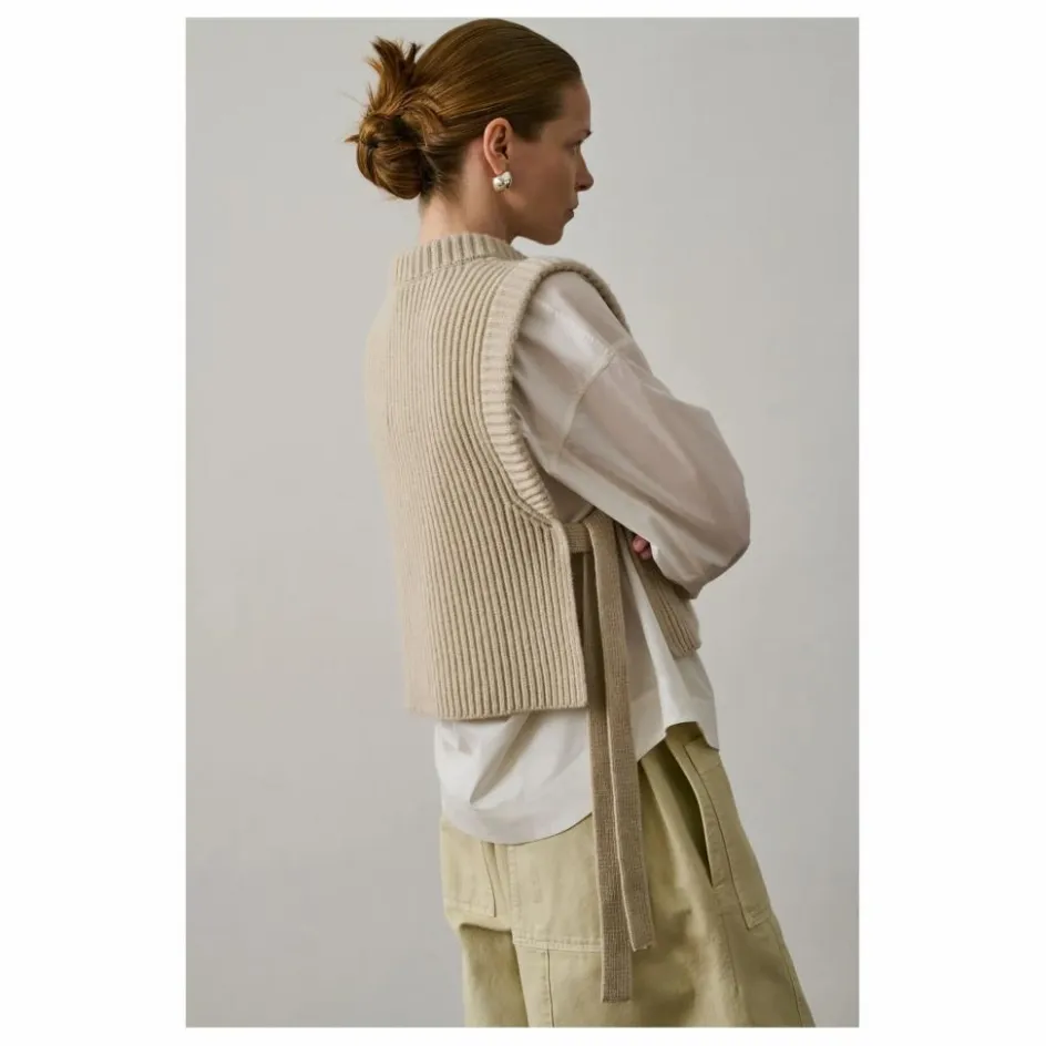 Clearance Pull Sans Manches Firmus Laine Mérinos | Femme Pulls, Gilets