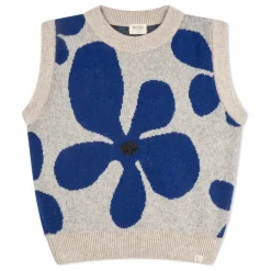Matona Pull Sans Manches Fleurs Laine ||Femme Pulls, Gilets