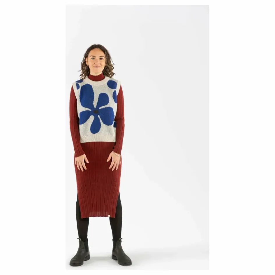 Matona Pull Sans Manches Fleurs Laine ||Femme Pulls, Gilets