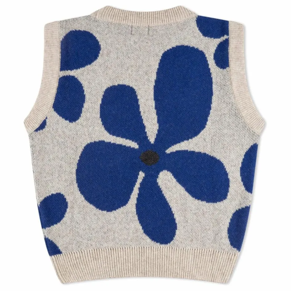 Matona Pull Sans Manches Fleurs Laine ||Femme Pulls, Gilets