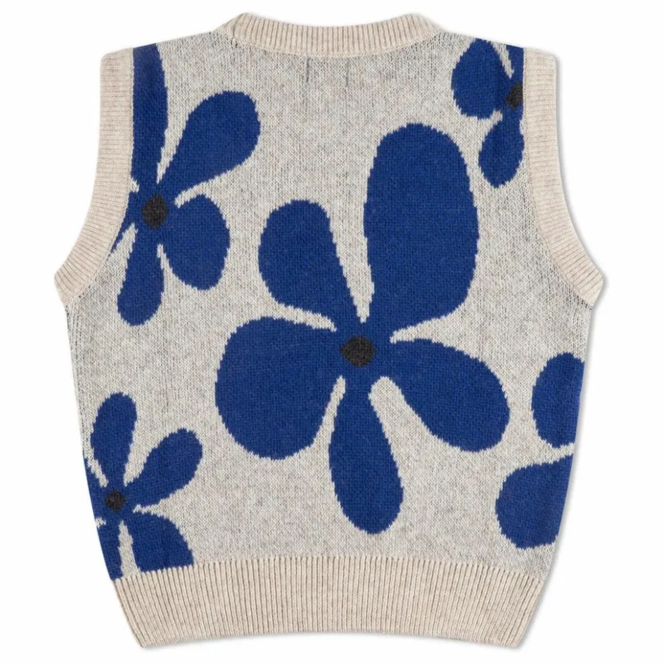 Matona Pull Sans Manches Fleurs Laine ||Enfant Pulls, Gilets
