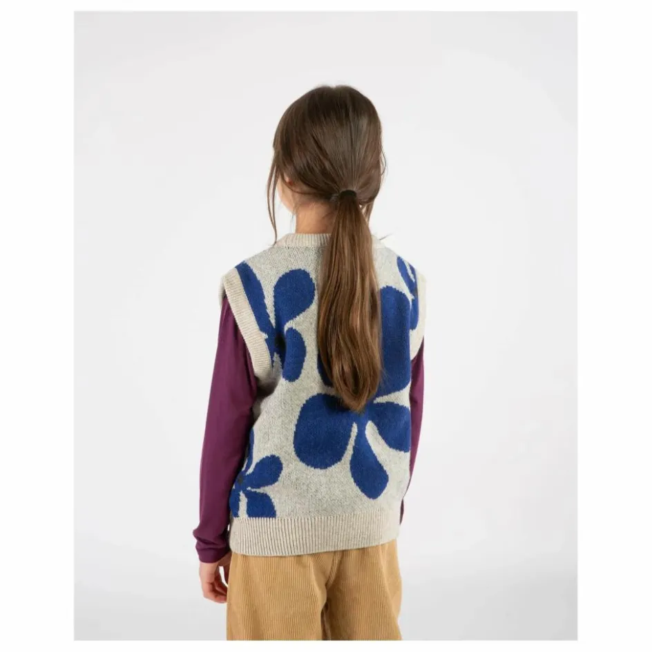 Matona Pull Sans Manches Fleurs Laine ||Enfant Pulls, Gilets