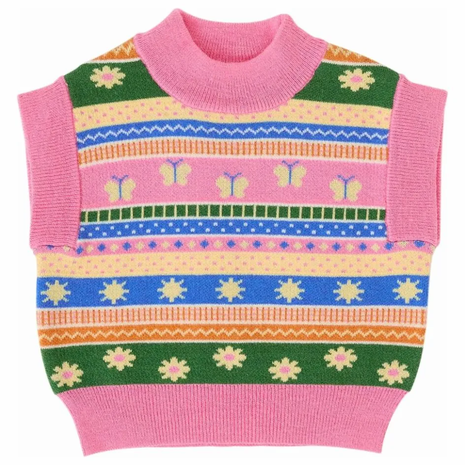 Sale Goldie + Ace Pull Sans Manches Flutter By | Rose